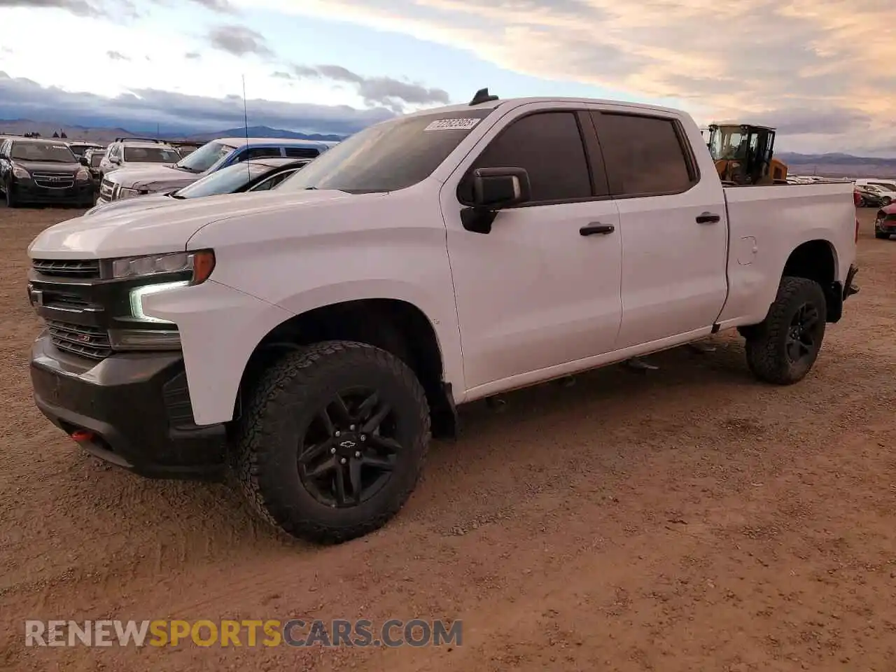 1 Photograph of a damaged car 1GCPYFEL1MZ268229 CHEVROLET SILVERADO 2021