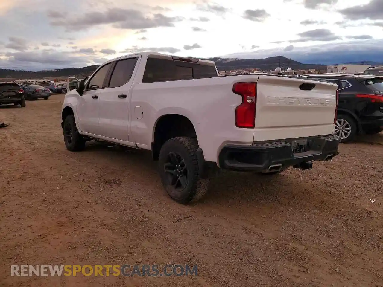 2 Photograph of a damaged car 1GCPYFEL1MZ268229 CHEVROLET SILVERADO 2021