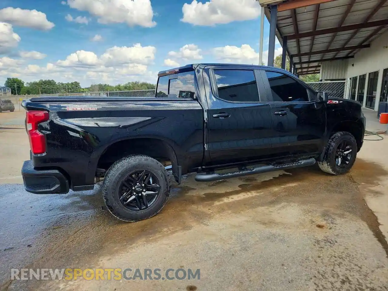 3 Photograph of a damaged car 1GCPYFEL2MZ257465 CHEVROLET SILVERADO 2021
