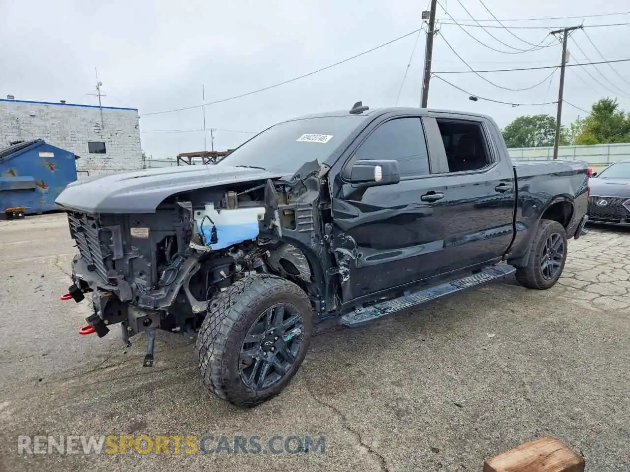 1 Фотография поврежденного автомобиля 1GCPYFEL6MZ234528 CHEVROLET SILVERADO 2021