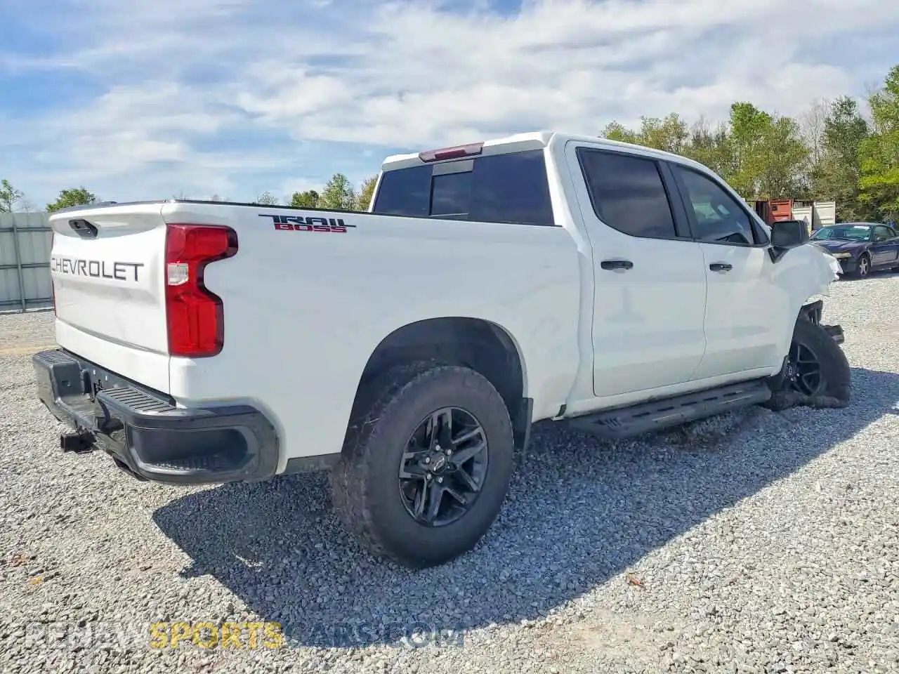 3 fotografías del automóvil dañado 1GCPYFEL9MZ122273 CHEVROLET SILVERADO 2021