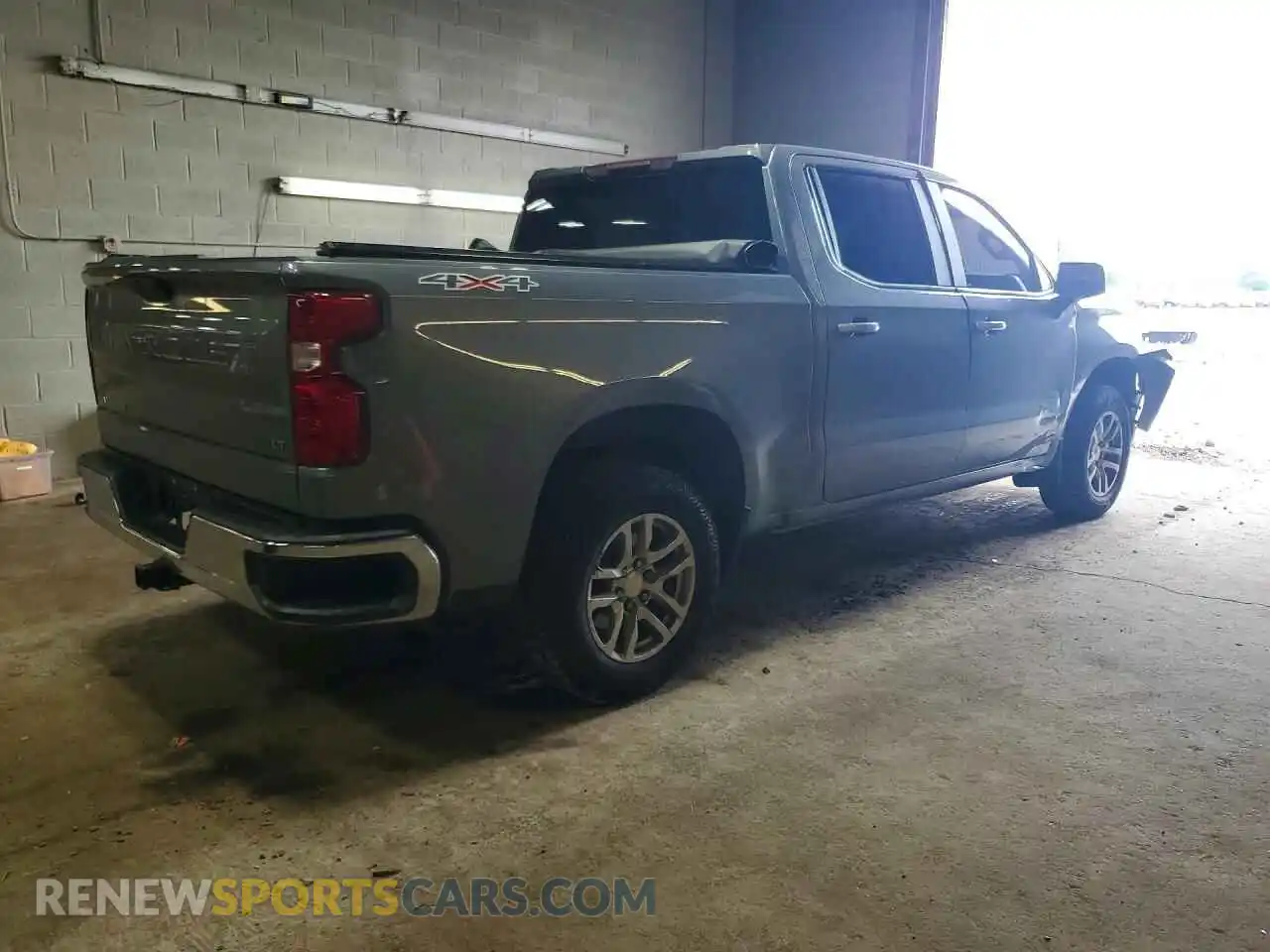 3 Photograph of a damaged car 1GCPYJEK2MZ430329 CHEVROLET SILVERADO 2021
