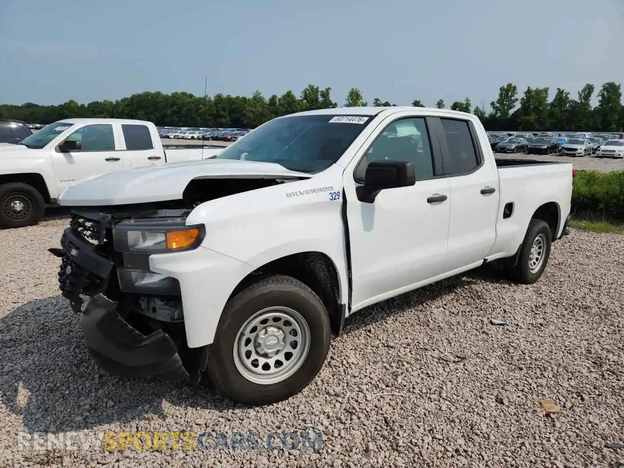 1 fotografías del automóvil dañado 1GCRWAEF1MZ338923 CHEVROLET SILVERADO 2021