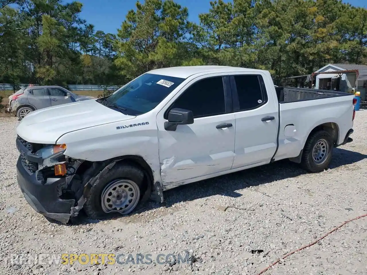 1 fotografías del automóvil dañado 1GCRWAEF8MZ338448 CHEVROLET SILVERADO 2021