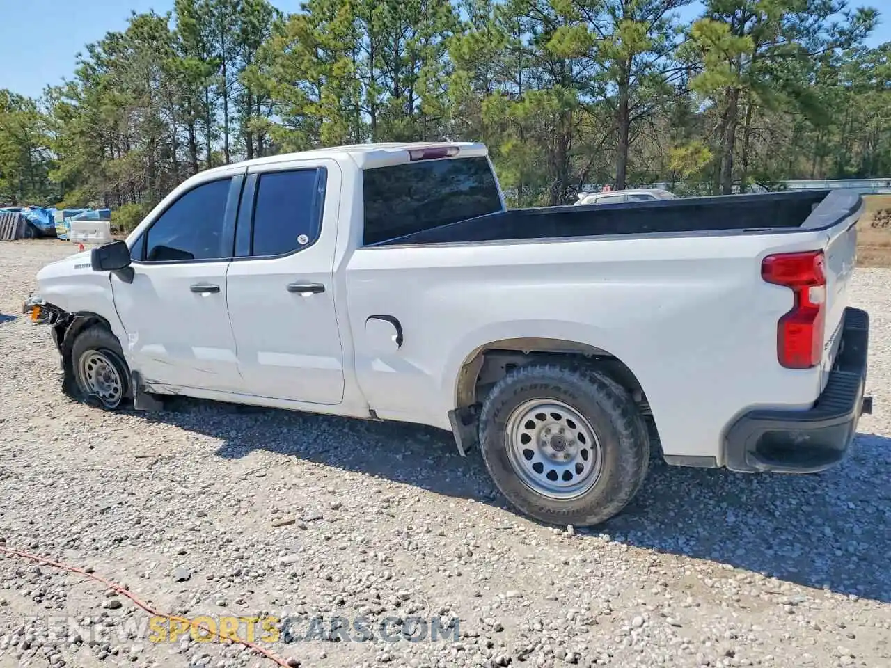 2 fotografías del automóvil dañado 1GCRWAEF8MZ338448 CHEVROLET SILVERADO 2021
