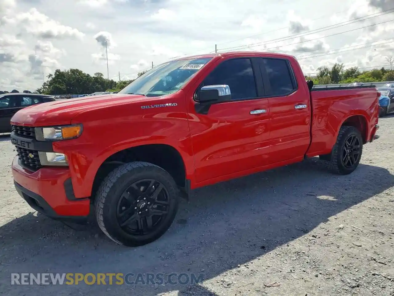 1 Photograph of a damaged car 1GCRWAEHXMZ126345 CHEVROLET SILVERADO 2021