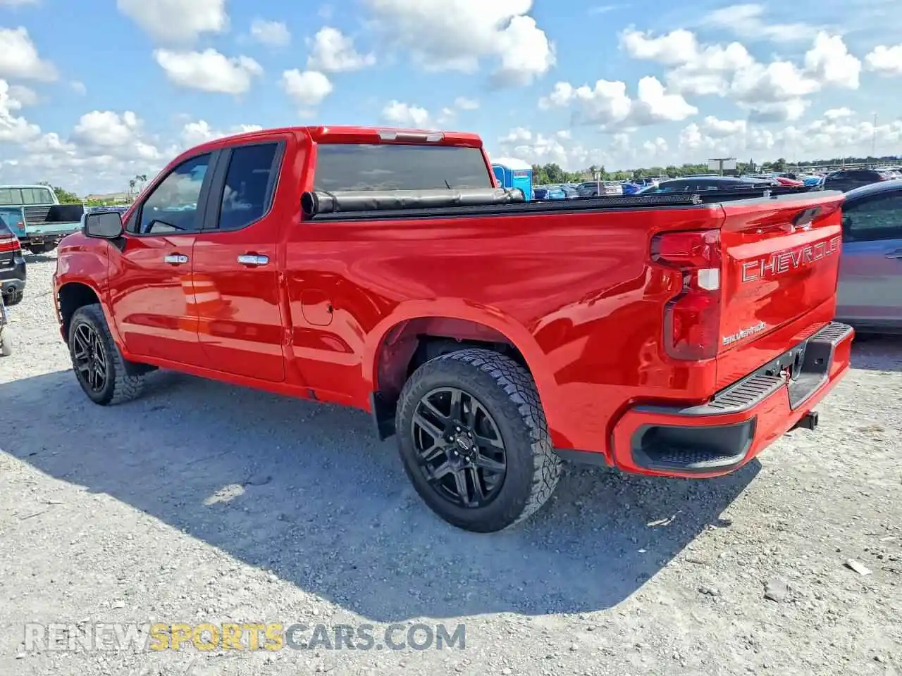 2 Photograph of a damaged car 1GCRWAEHXMZ126345 CHEVROLET SILVERADO 2021