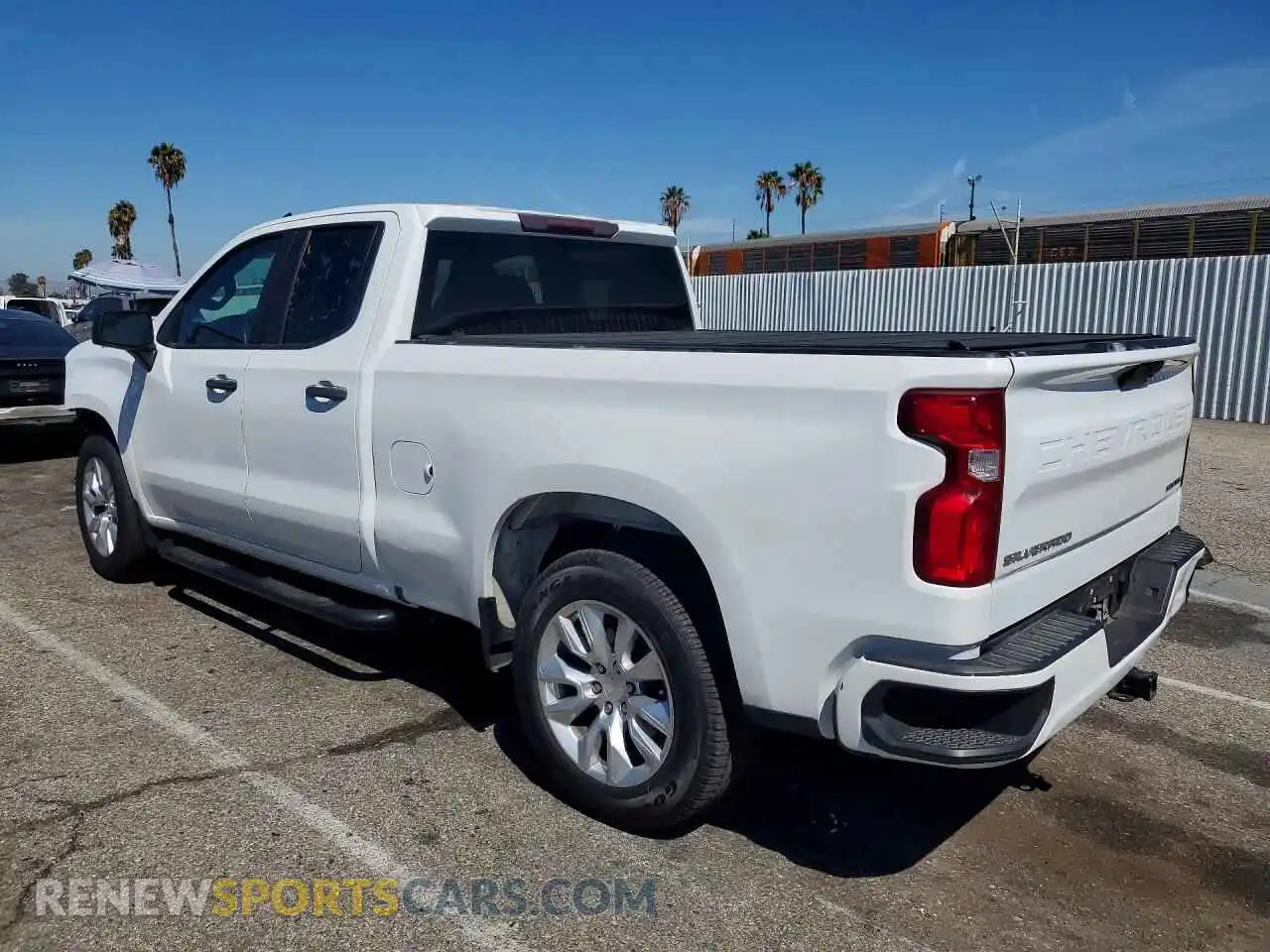 2 Photograph of a damaged car 1GCRWBEK1MZ255169 CHEVROLET SILVERADO 2021