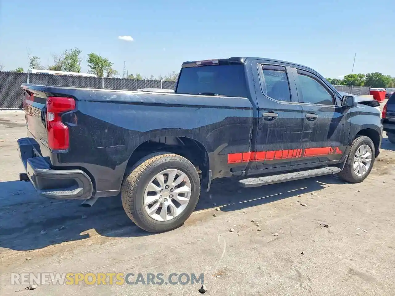 3 Photograph of a damaged car 1GCRWBEK3MZ337212 CHEVROLET SILVERADO 2021
