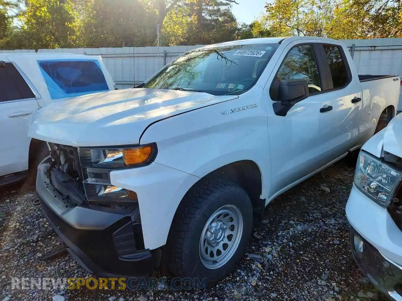 1 fotografías del automóvil dañado 1GCRYAEH7MZ406959 CHEVROLET SILVERADO 2021