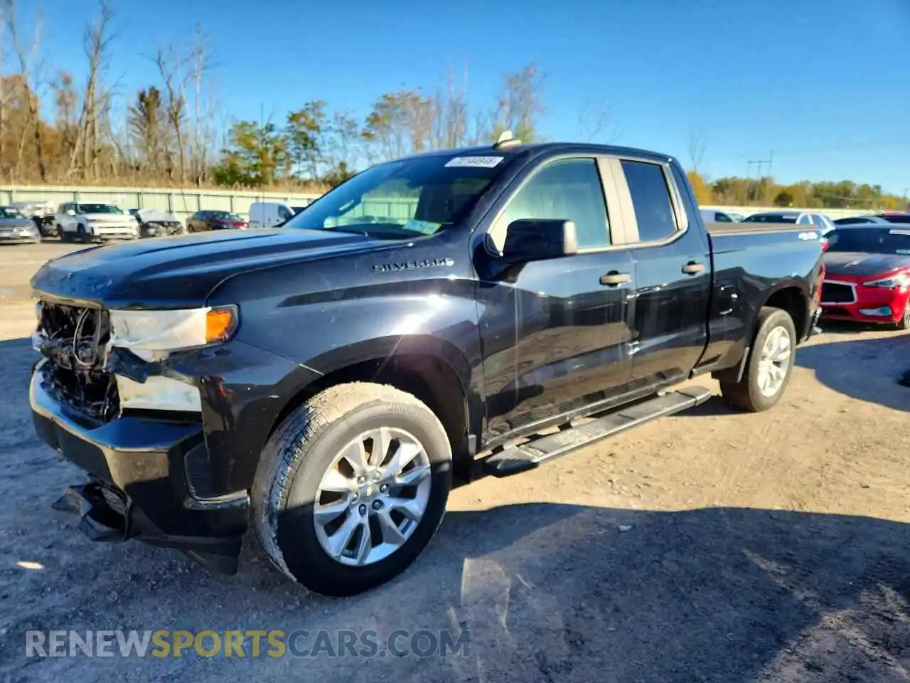 1 fotografías del automóvil dañado 1GCRYBEH2MZ121172 CHEVROLET SILVERADO 2021