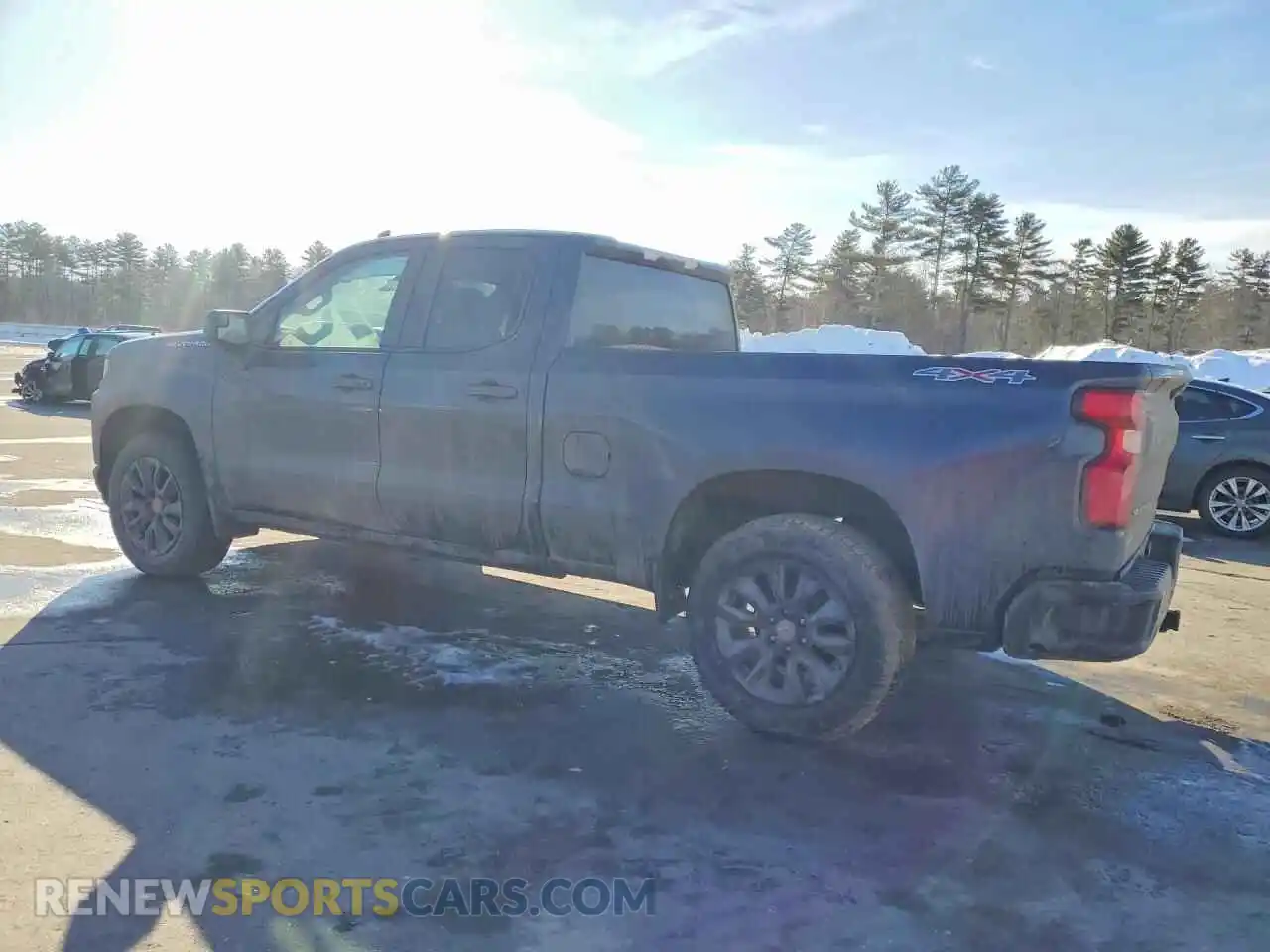 2 Photograph of a damaged car 1GCRYBEK3MZ341822 CHEVROLET SILVERADO 2021