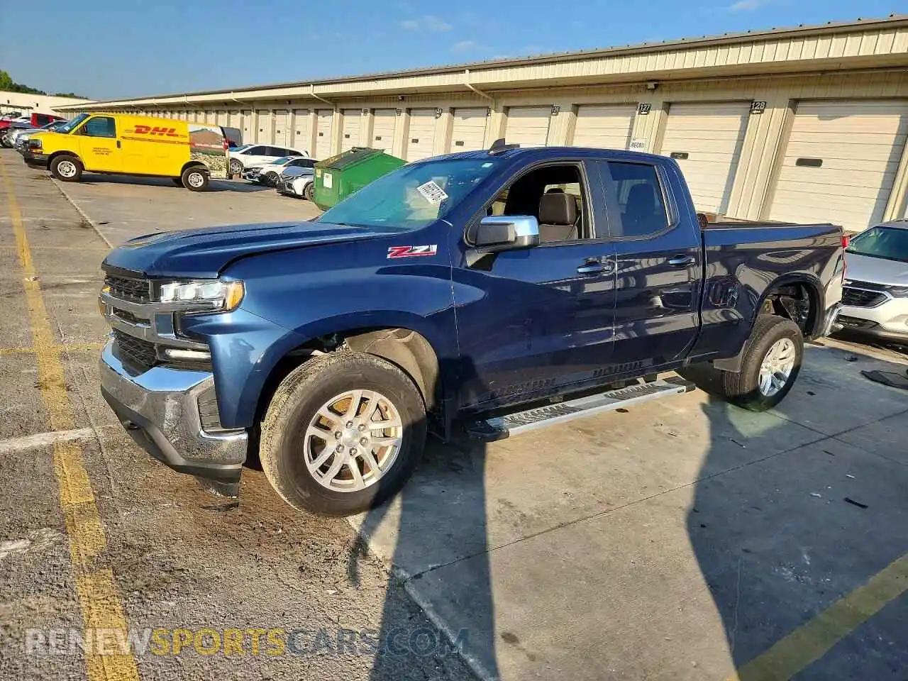 1 Photograph of a damaged car 1GCRYDED4MZ198134 CHEVROLET SILVERADO 2021