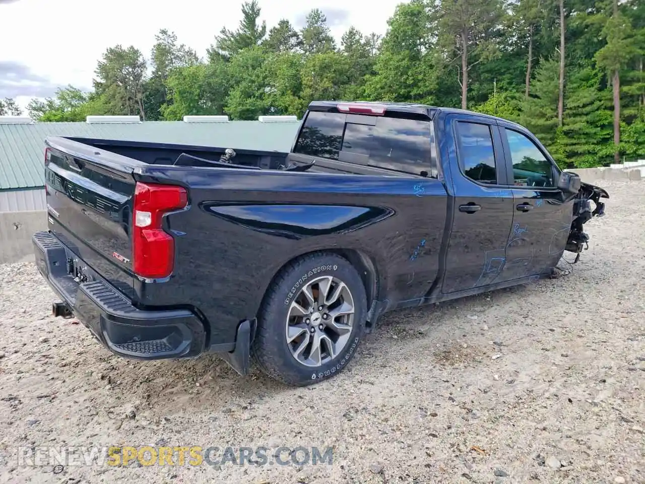 3 Photograph of a damaged car 1GCRYEED7MZ147751 CHEVROLET SILVERADO 2021