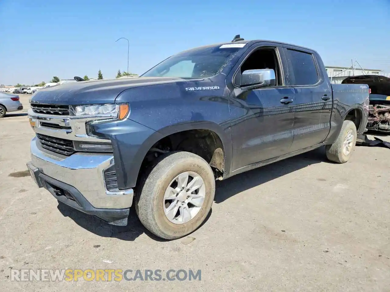 1 Photograph of a damaged car 1GCUYDED2MZ440767 CHEVROLET SILVERADO 2021