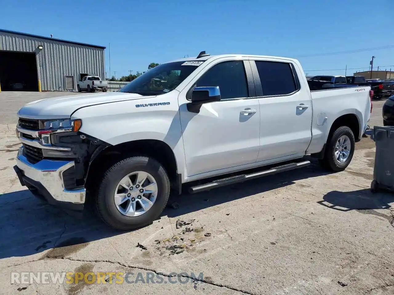 1 Photograph of a damaged car 1GCUYDED6MZ101803 CHEVROLET SILVERADO 2021