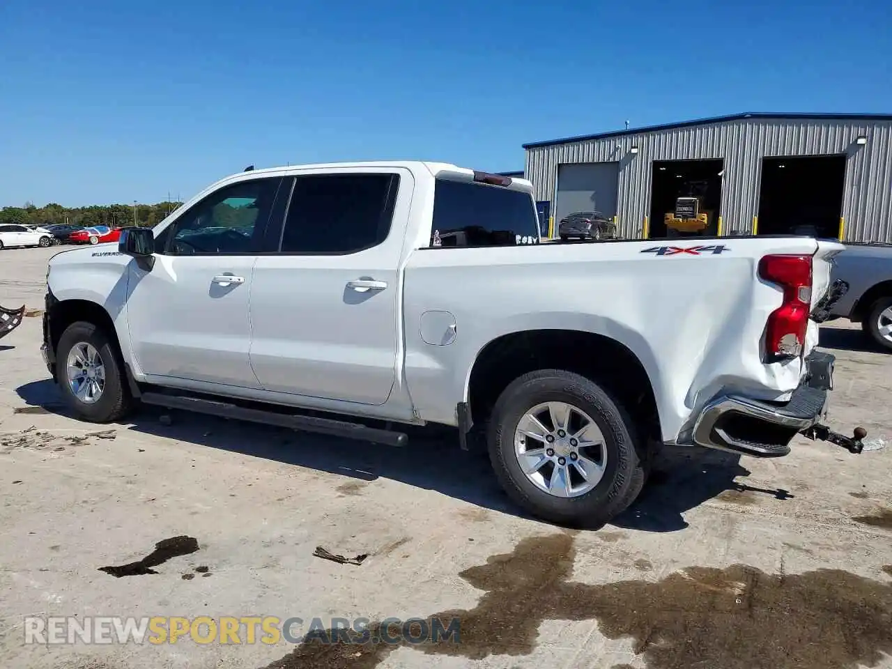 2 Photograph of a damaged car 1GCUYDED6MZ101803 CHEVROLET SILVERADO 2021