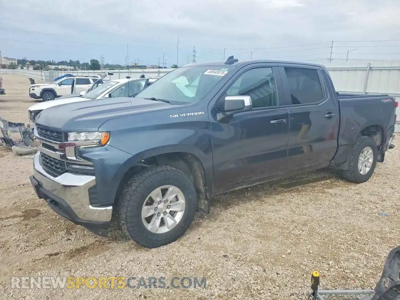 1 Photograph of a damaged car 1GCUYDED7MZ204745 CHEVROLET SILVERADO 2021