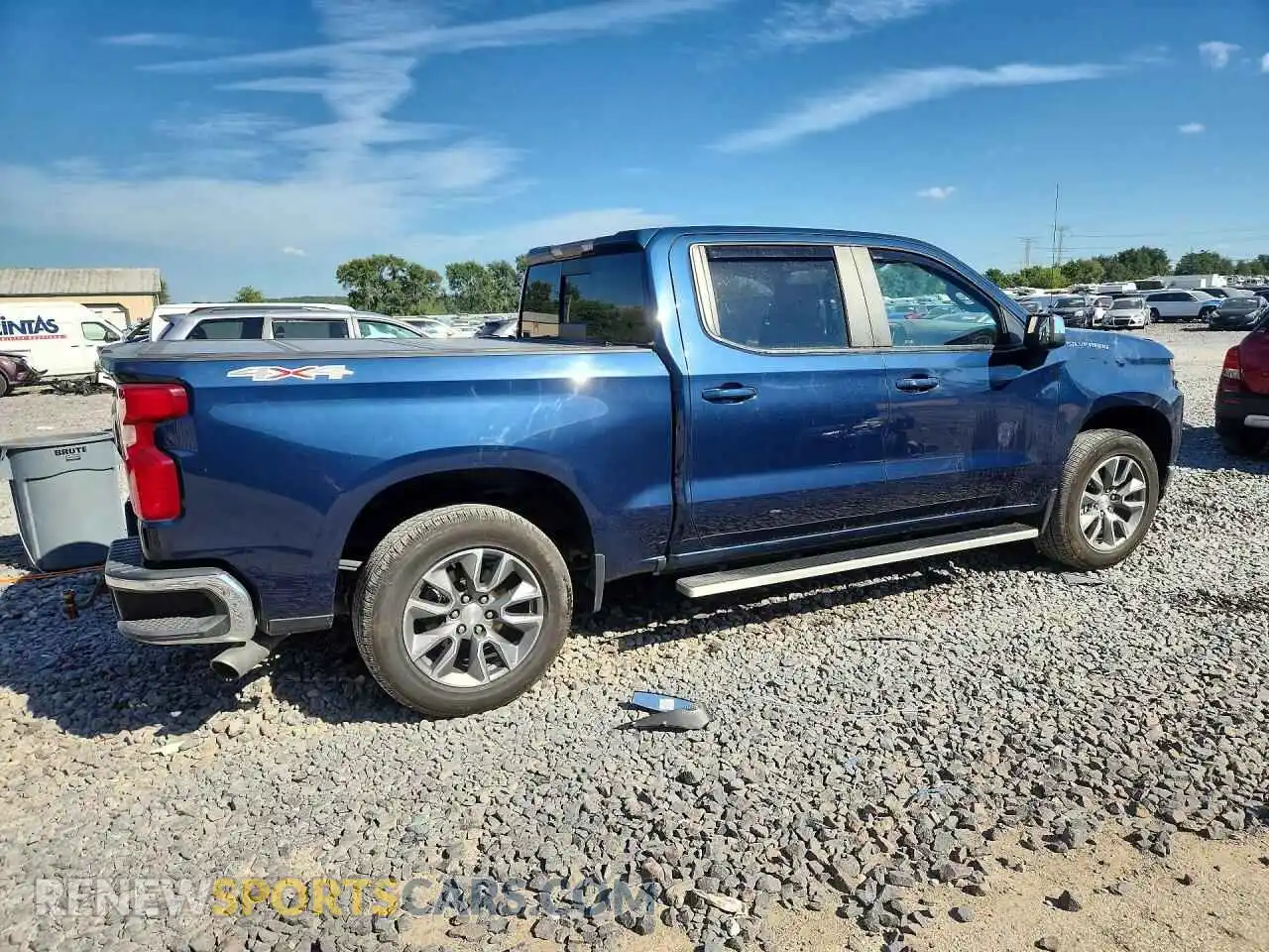 3 Фотография поврежденного автомобиля 1GCUYDED8MZ178088 CHEVROLET SILVERADO 2021