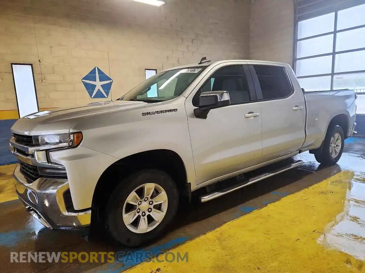 1 Photograph of a damaged car 1GCUYDED9MZ411203 CHEVROLET SILVERADO 2021