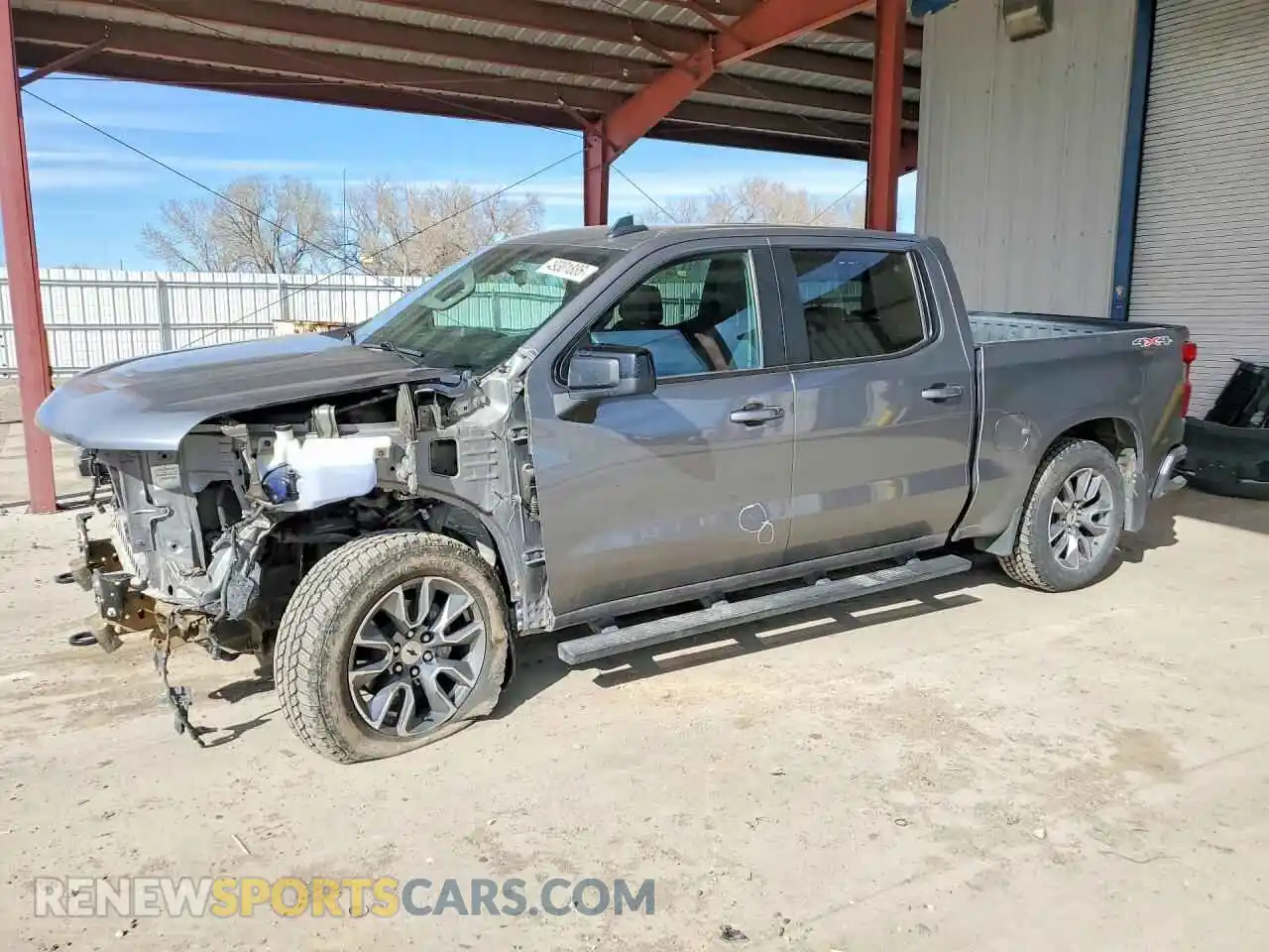 1 fotografías del automóvil dañado 1GCUYEED1MZ366165 CHEVROLET SILVERADO 2021