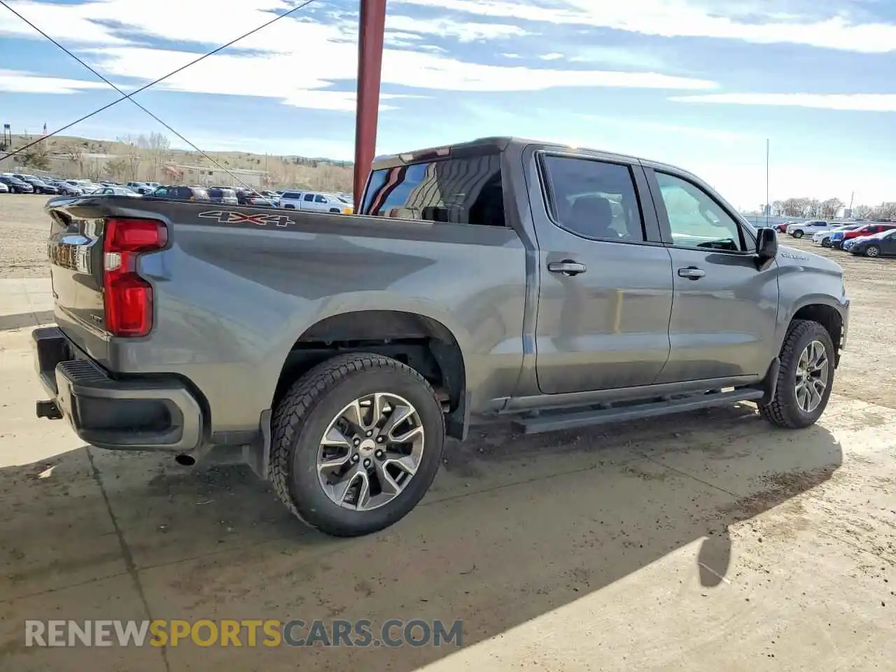 3 fotografías del automóvil dañado 1GCUYEED1MZ366165 CHEVROLET SILVERADO 2021