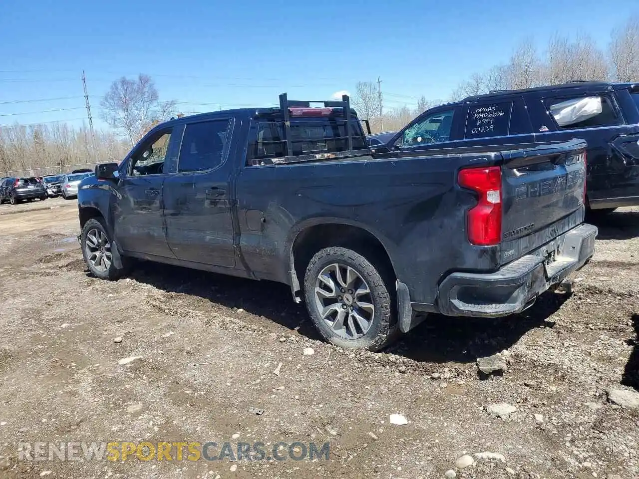 2 Photograph of a damaged car 1GCUYEED2MZ147411 CHEVROLET SILVERADO 2021
