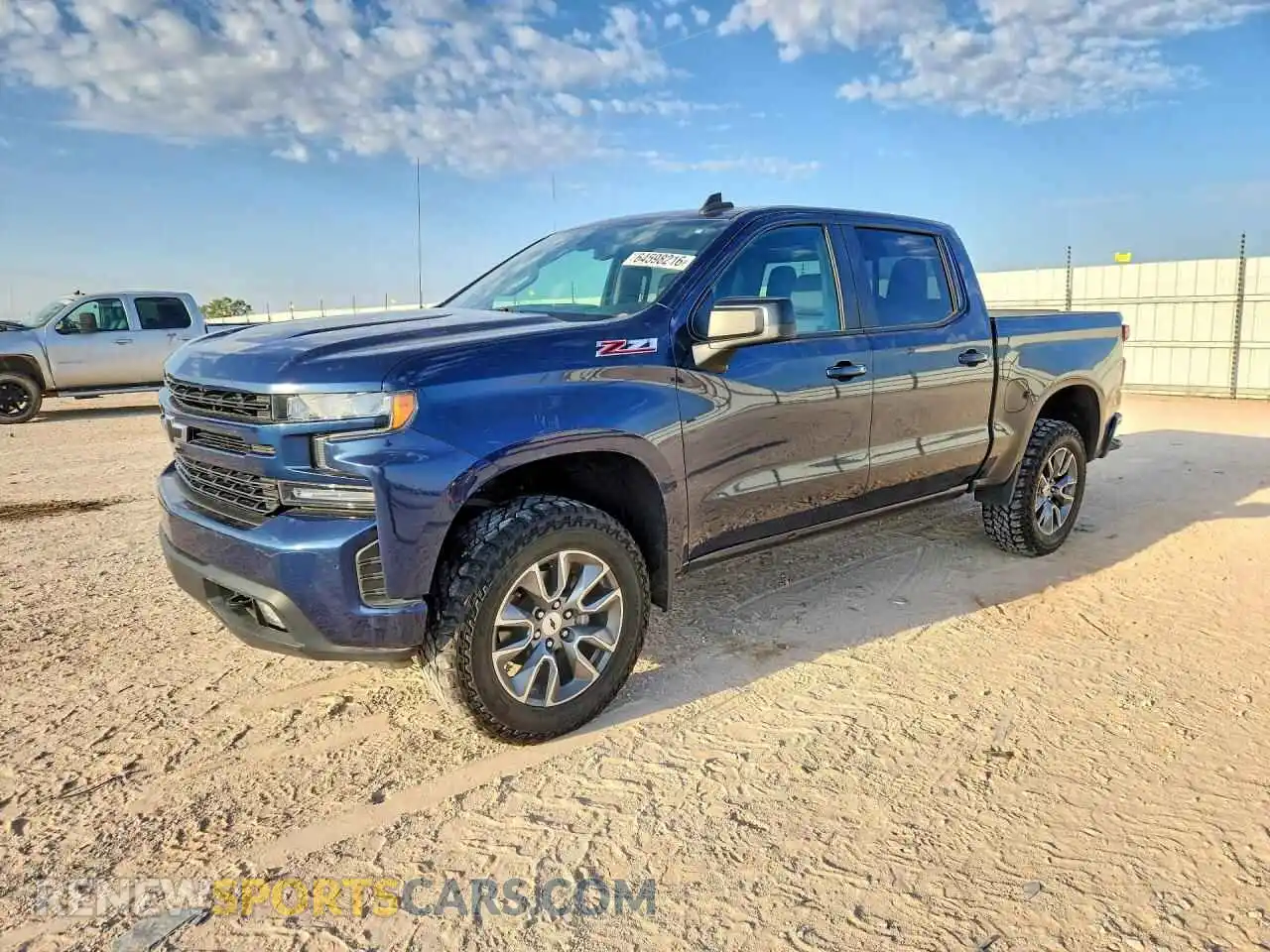 1 Photograph of a damaged car 1GCUYEED2MZ355045 CHEVROLET SILVERADO 2021