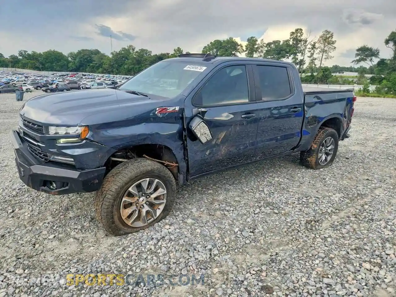 1 Photograph of a damaged car 1GCUYEED5MZ274749 CHEVROLET SILVERADO 2021
