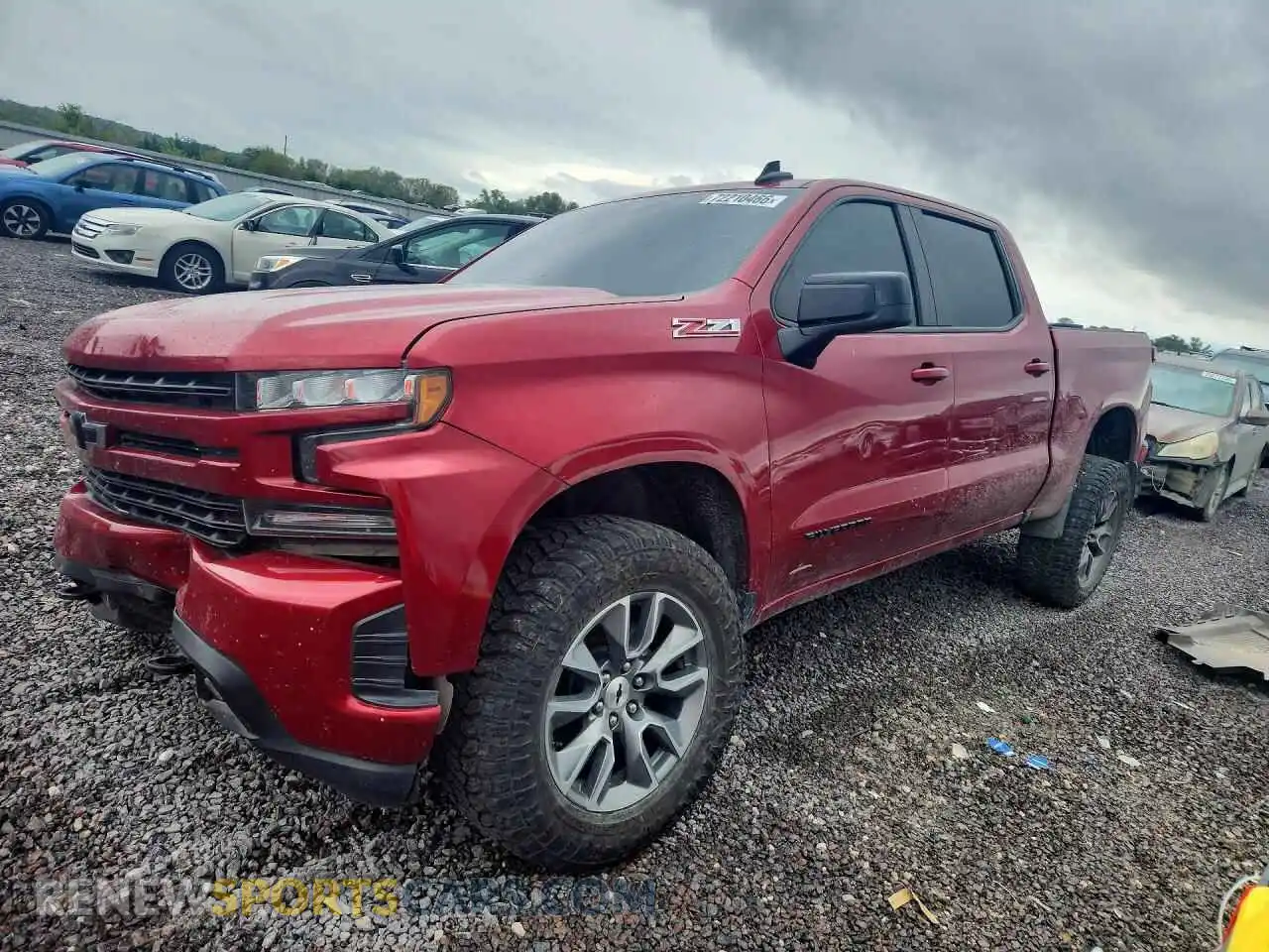 1 Photograph of a damaged car 1GCUYEED7MZ304155 CHEVROLET SILVERADO 2021