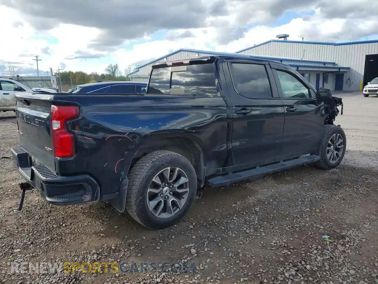 3 fotografías del automóvil dañado 1GCUYEED9MZ127284 CHEVROLET SILVERADO 2021
