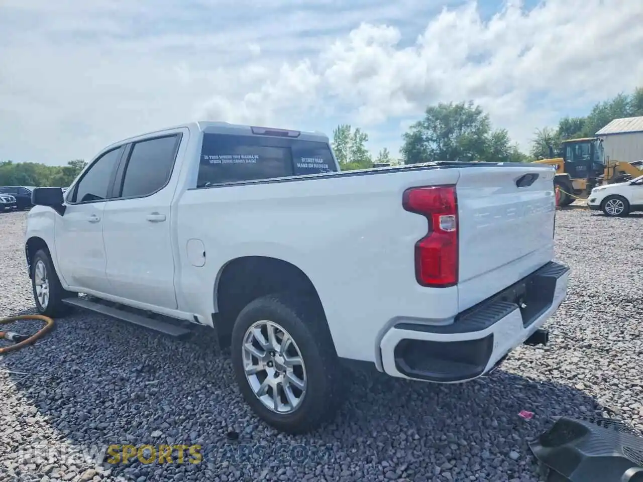 2 Photograph of a damaged car 1GCUYEEDXMZ191169 CHEVROLET SILVERADO 2021