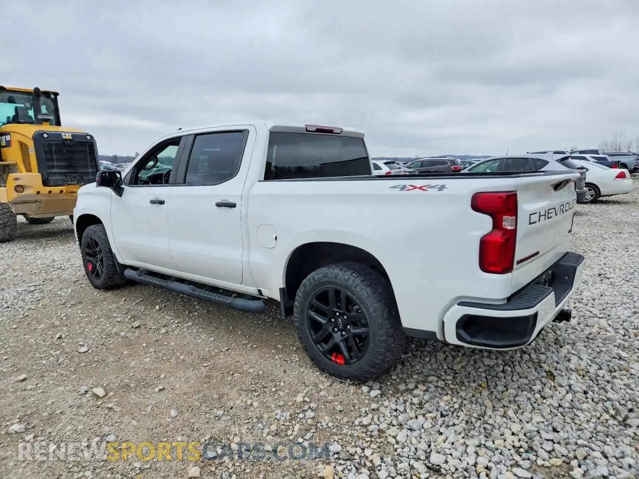 2 Photograph of a damaged car 1GCUYEEDXMZ420711 CHEVROLET SILVERADO 2021
