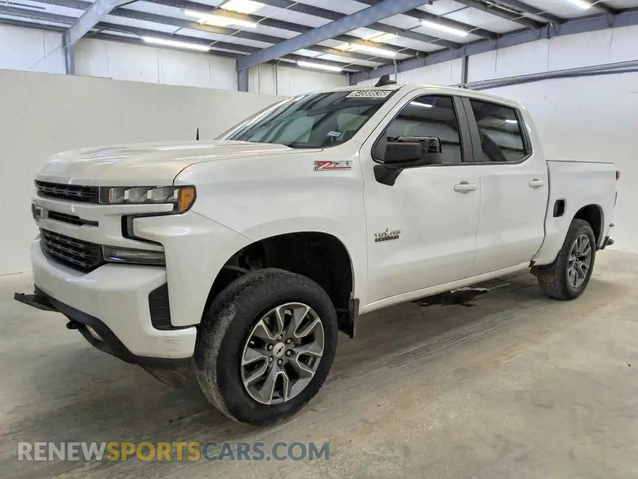 1 Photograph of a damaged car 1GCUYEEDXMZ448959 CHEVROLET SILVERADO 2021