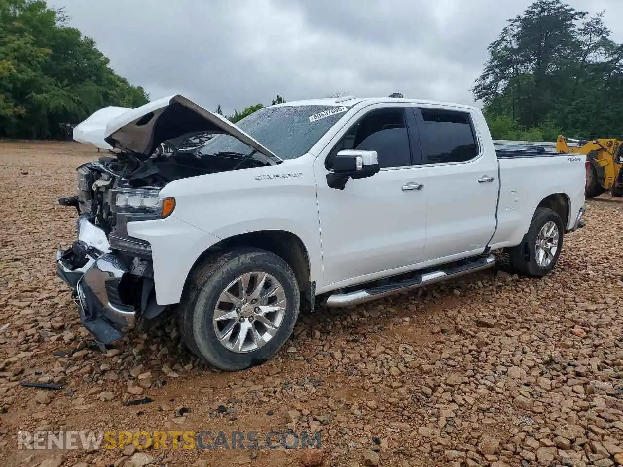 1 Photograph of a damaged car 1GCUYGED1MZ191850 CHEVROLET SILVERADO 2021