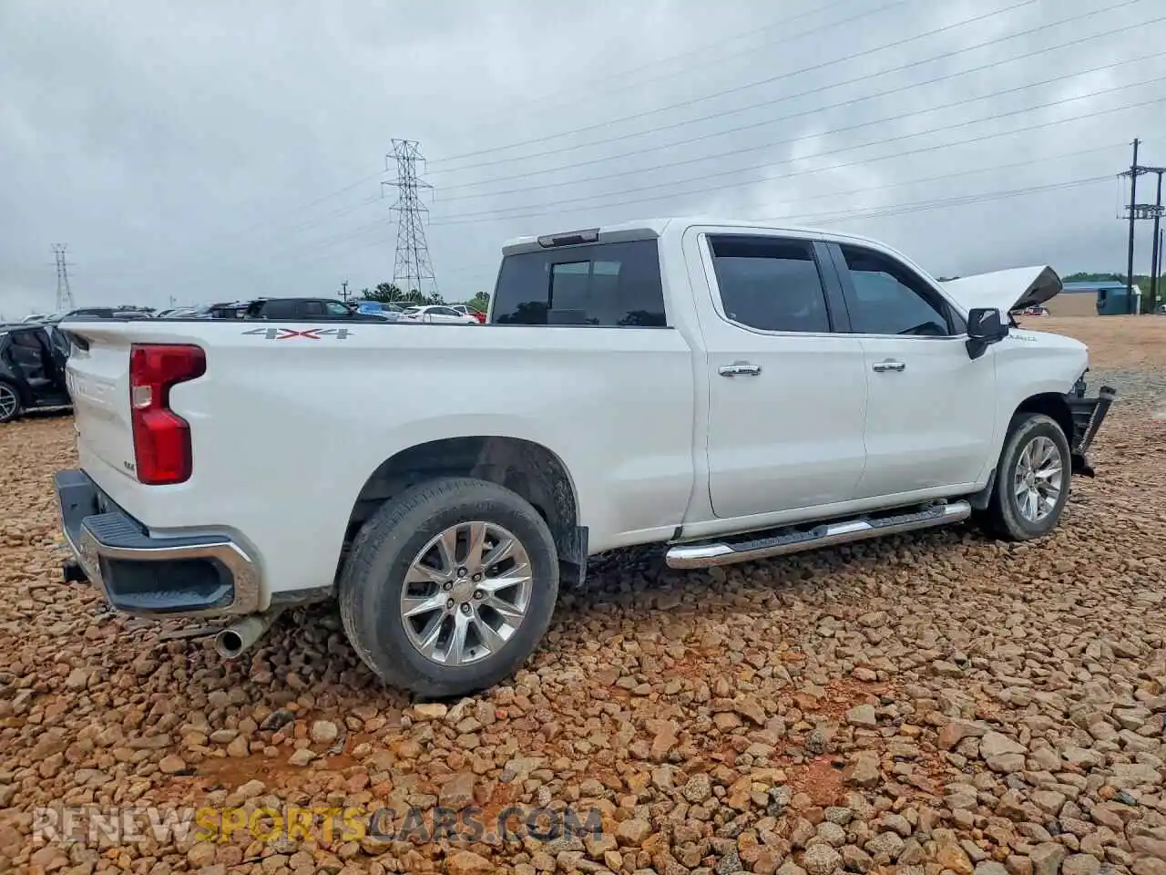 3 Photograph of a damaged car 1GCUYGED1MZ191850 CHEVROLET SILVERADO 2021