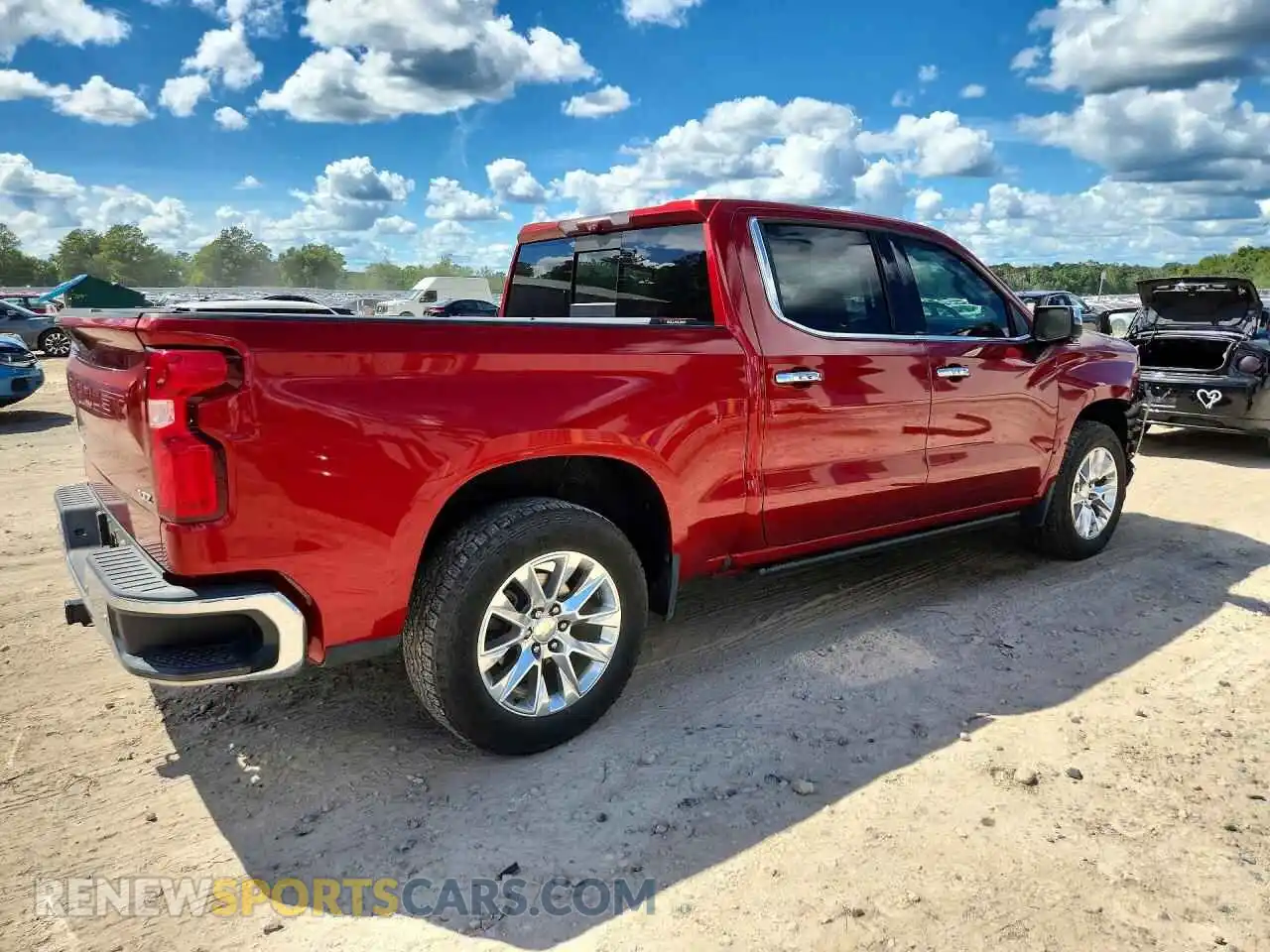 3 fotografías del automóvil dañado 1GCUYGED2MZ312286 CHEVROLET SILVERADO 2021