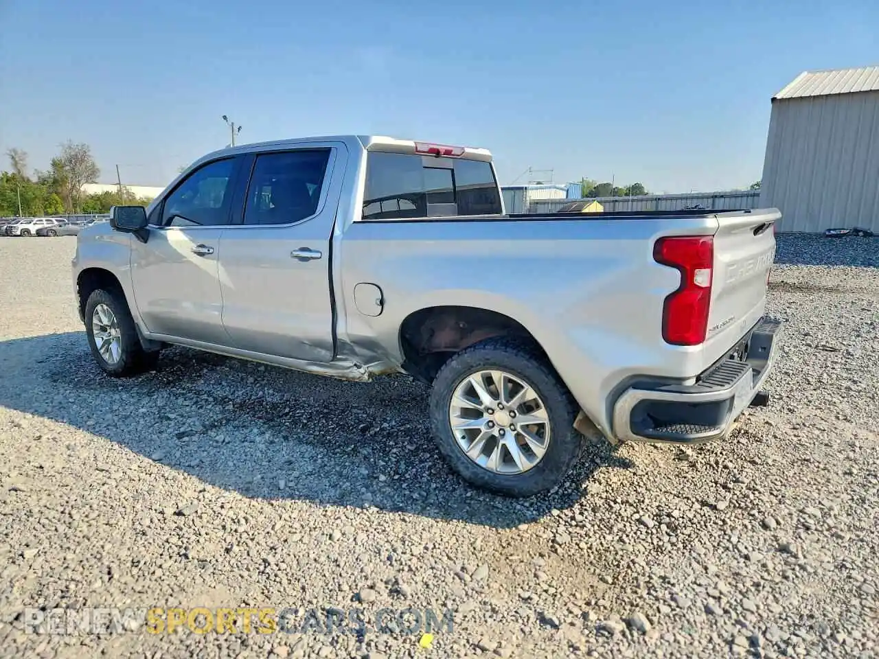 2 fotografías del automóvil dañado 1GCUYGED7MZ381751 CHEVROLET SILVERADO 2021