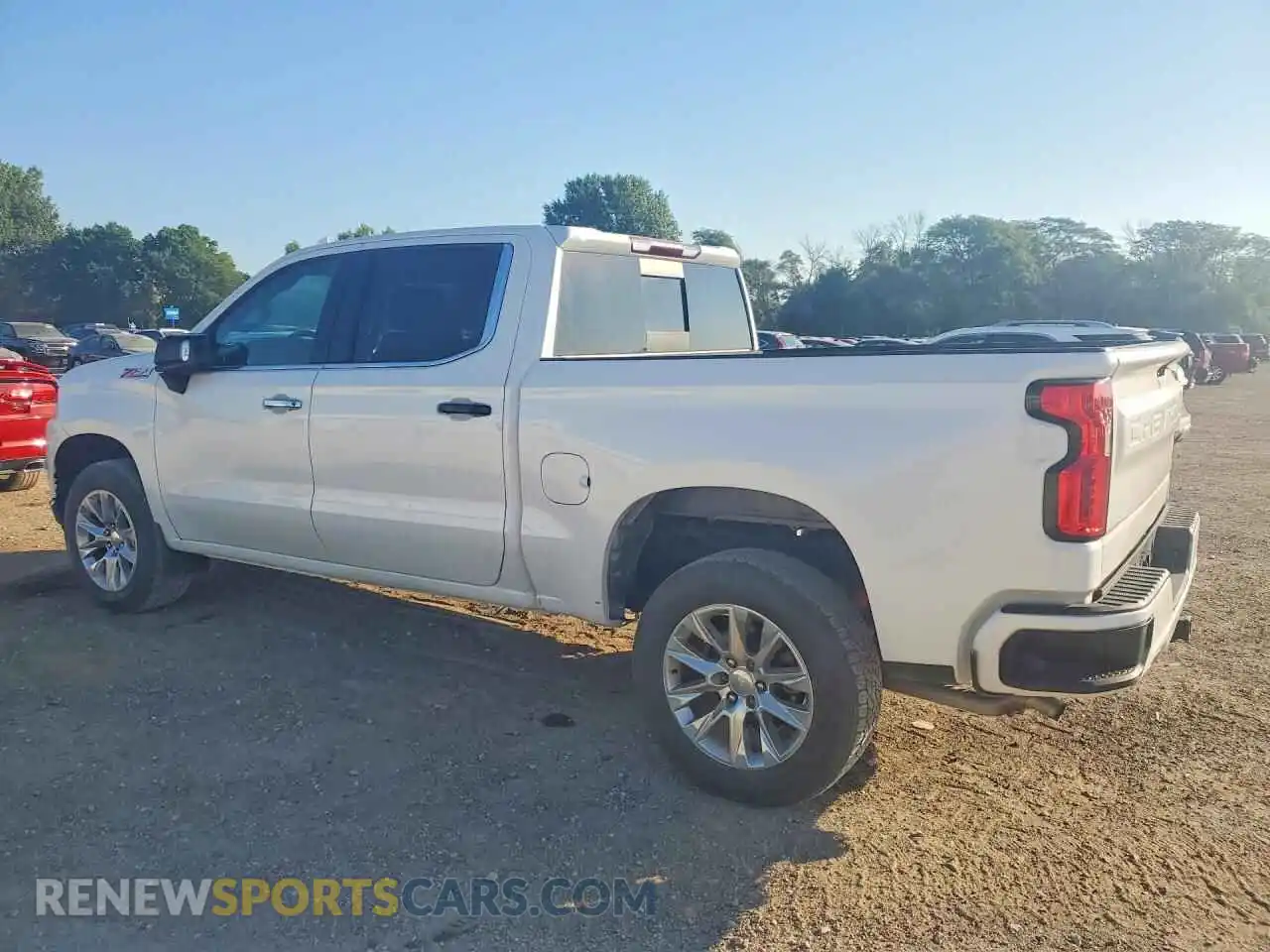 2 Photograph of a damaged car 1GCUYGEDXMZ288240 CHEVROLET SILVERADO 2021