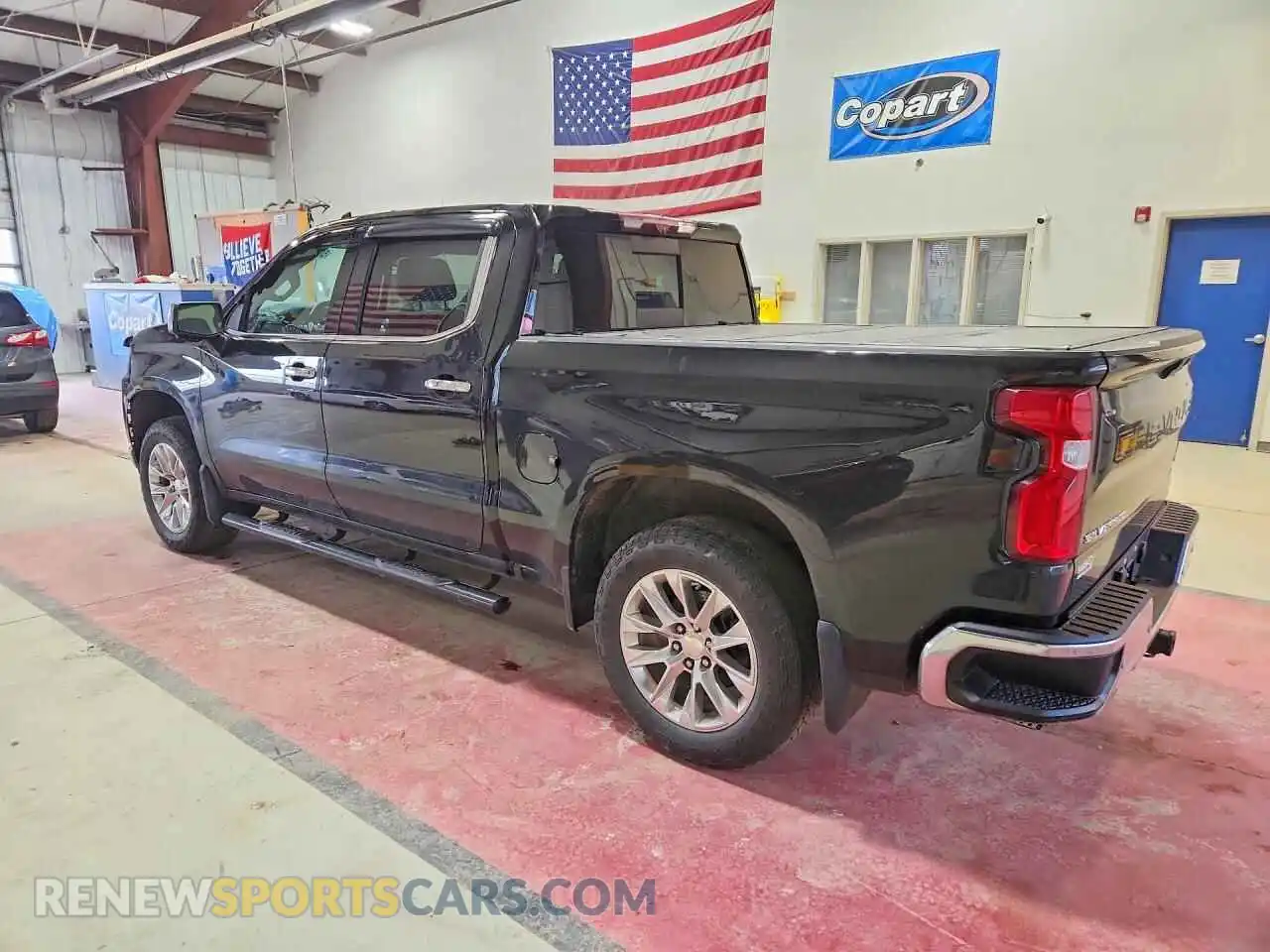 2 Photograph of a damaged car 1GCUYGEL5MZ243066 CHEVROLET SILVERADO 2021