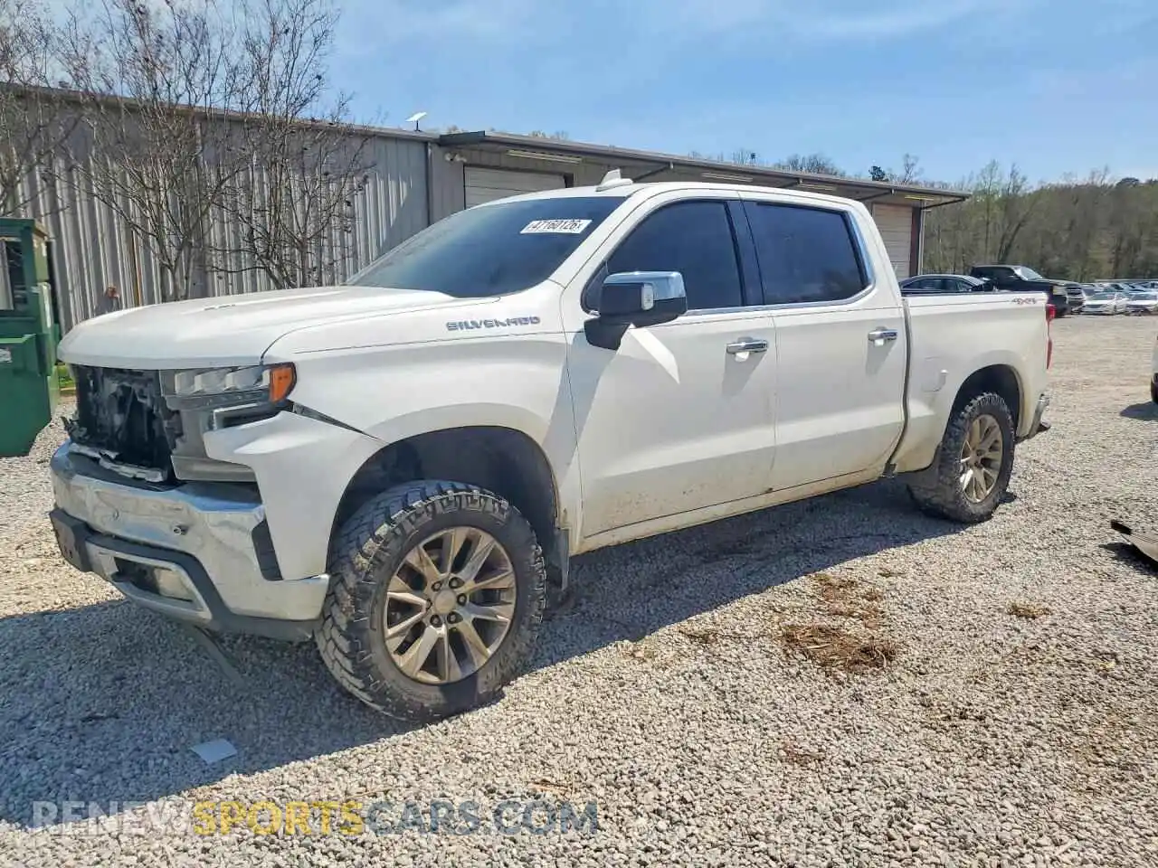 1 Photograph of a damaged car 1GCUYGEL9MZ103456 CHEVROLET SILVERADO 2021