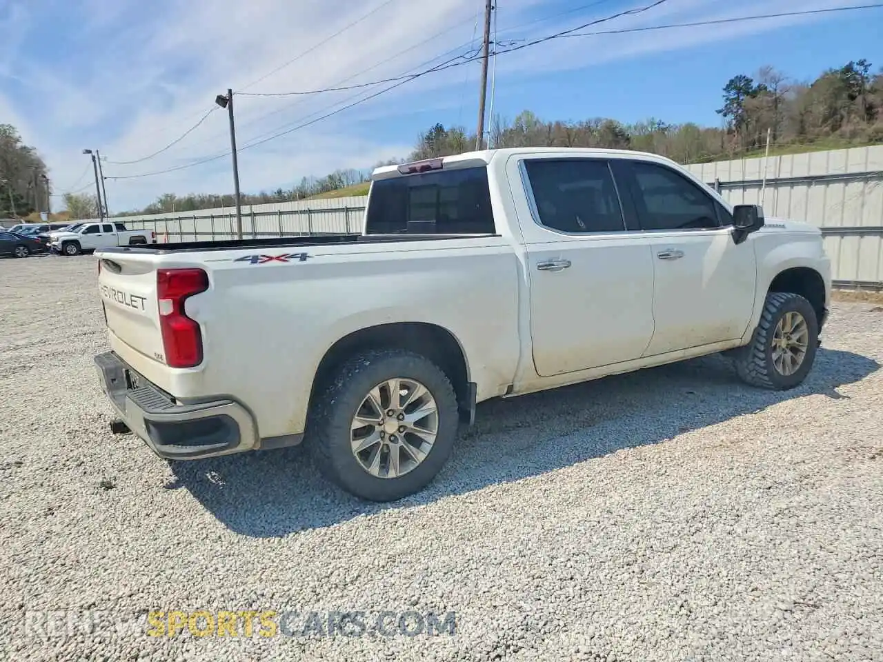 3 Photograph of a damaged car 1GCUYGEL9MZ103456 CHEVROLET SILVERADO 2021