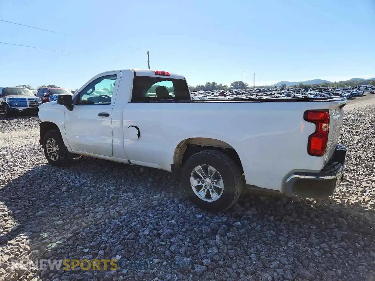 2 Photograph of a damaged car 3GCNWAEF1MG252624 CHEVROLET SILVERADO 2021