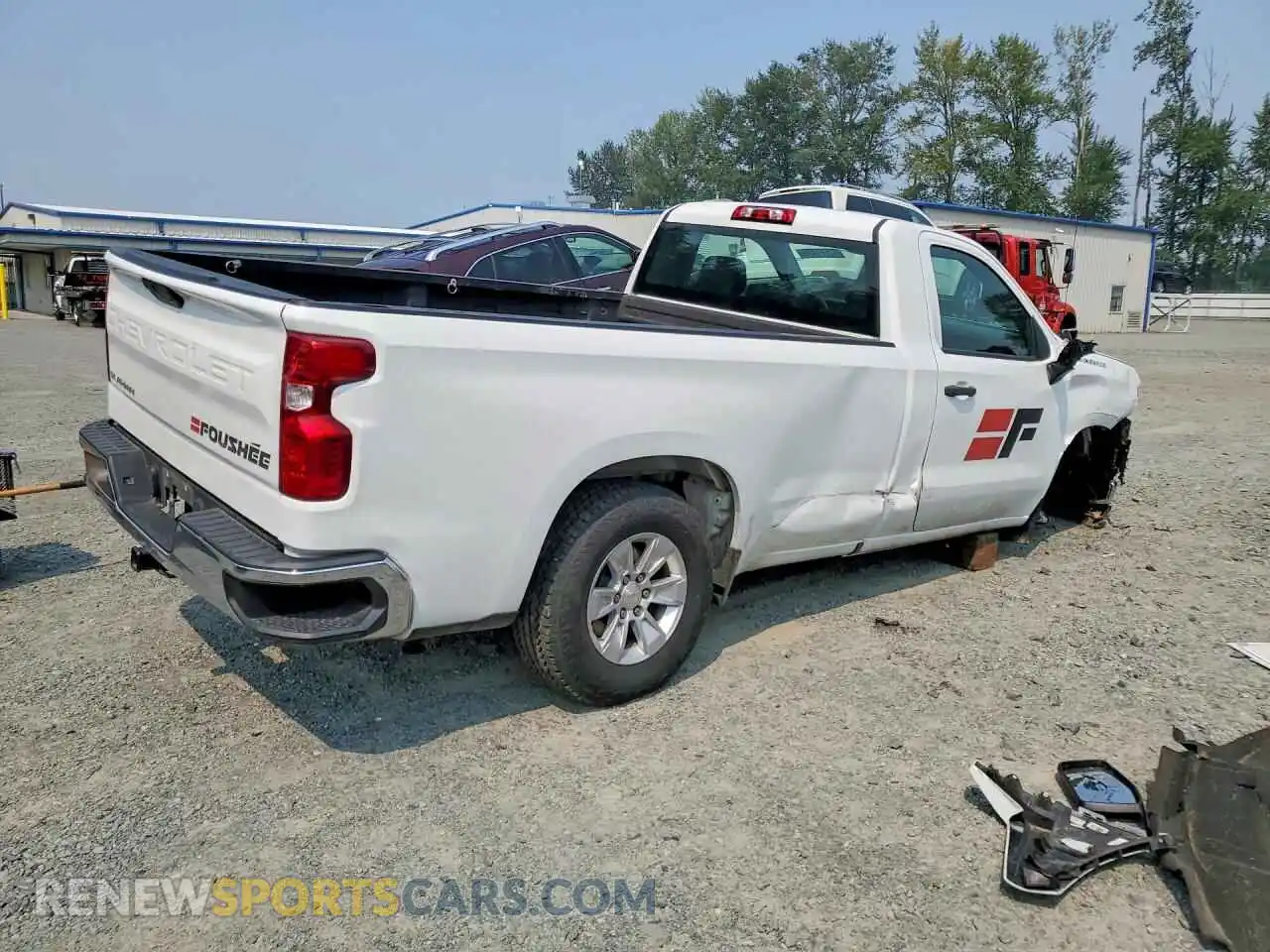 3 Photograph of a damaged car 3GCNWAEF3MG369217 CHEVROLET SILVERADO 2021