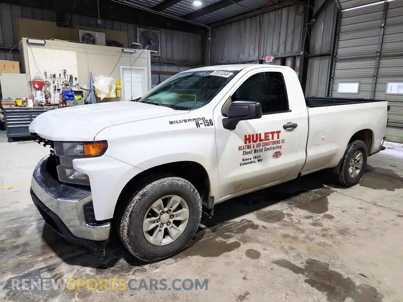 1 fotografías del automóvil dañado 3GCNWAEF4MG340535 CHEVROLET SILVERADO 2021