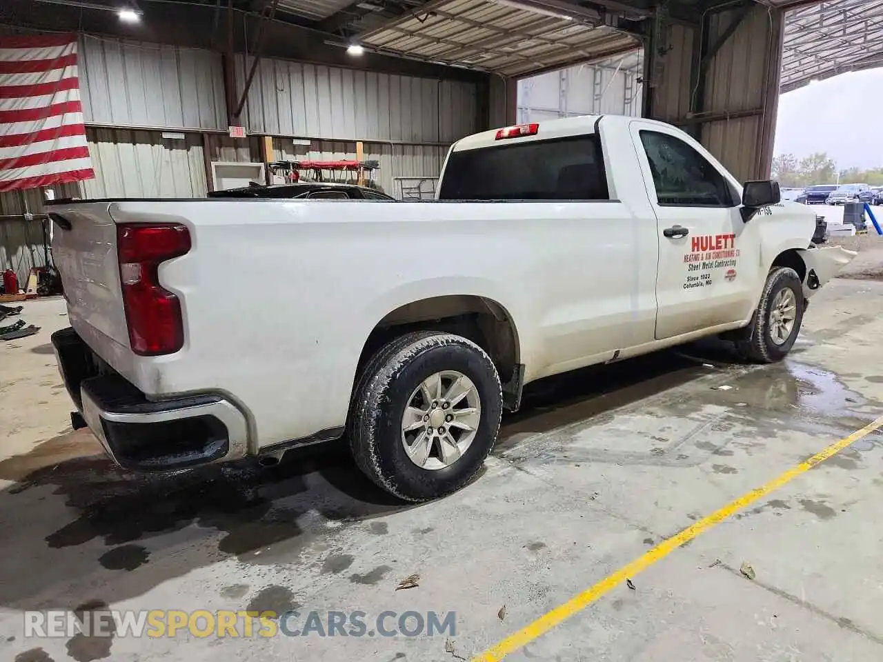3 fotografías del automóvil dañado 3GCNWAEF4MG340535 CHEVROLET SILVERADO 2021