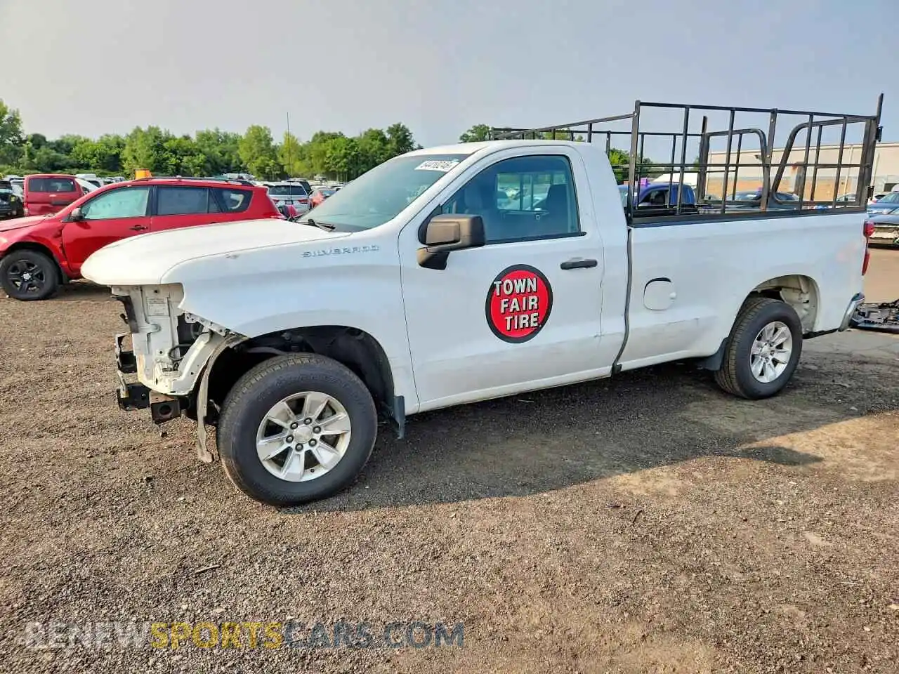 1 Photograph of a damaged car 3GCNWAEF4MG364883 CHEVROLET SILVERADO 2021
