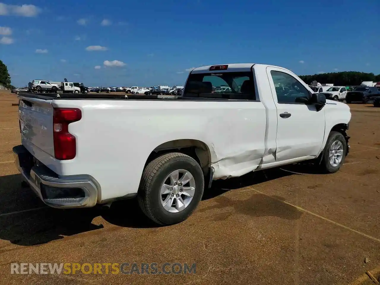 3 Photograph of a damaged car 3GCNWAEF5MG327339 CHEVROLET SILVERADO 2021