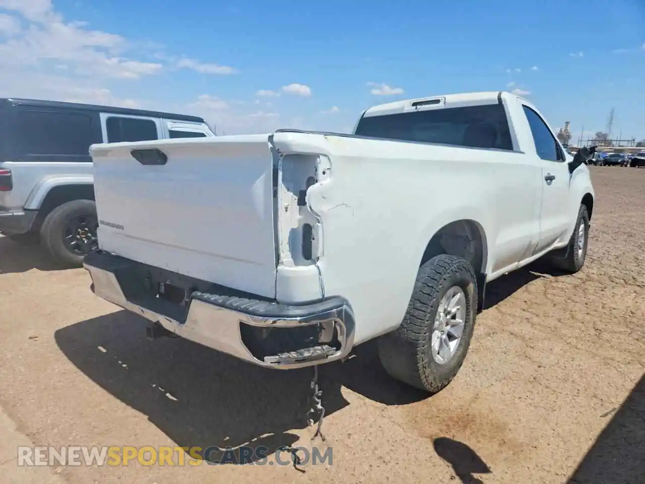 3 Photograph of a damaged car 3GCNWAEF8MG320174 CHEVROLET SILVERADO 2021