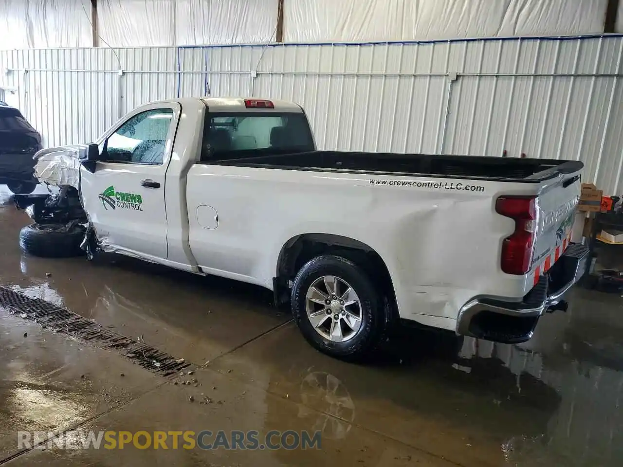2 Photograph of a damaged car 3GCNWAEF8MG357287 CHEVROLET SILVERADO 2021